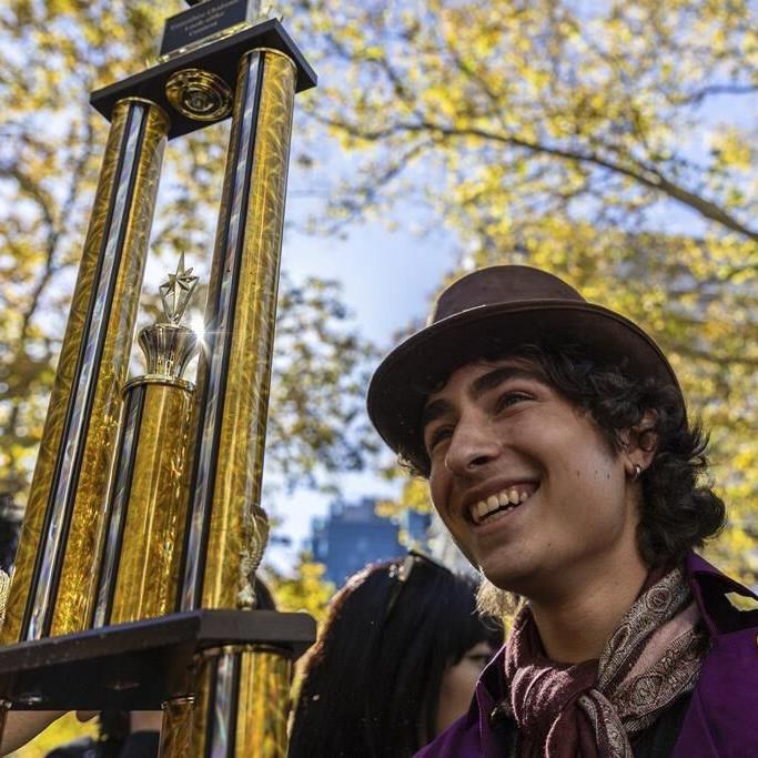 Timothée Chalamet crashes his own look-alike contest after police shut down crowded event